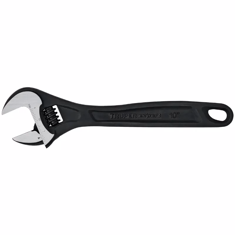 Llave Francesa 10" Apertura 1 3/8", Profesionales Acero al Cromo Vanadio Fosfatadas, PET-10 15502 Truper