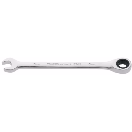 Llave Boca Mixta Ratchet 8mm ACrVanadio Truper 15742
