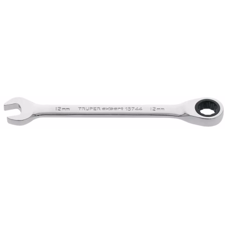 Llave Boca Mixta Ratchet 12mm ACrVanadio Truper 15744