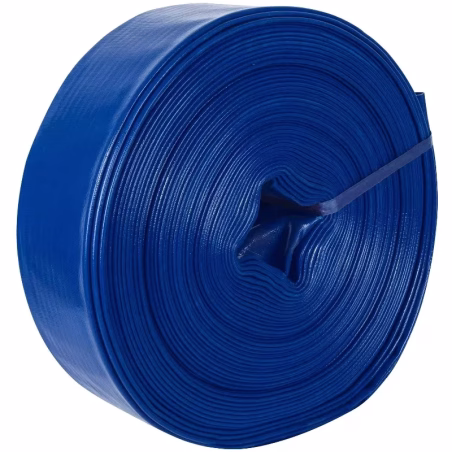 Rollos Mangueras Plana 4" x100m Descarga para motobombas Truper 100867