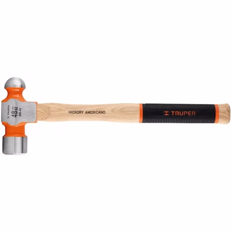 Martillo 48oz de Bola Boca1-3/4" Mango16-1/2", Grabado Laser Antiderrapante, MB-48 16906 Truper