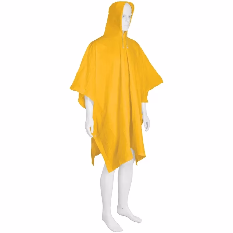 Poncho Economico delgado 100% PVC Espesor 0.10mm Unitalla, PONCHO-P 21541 Pretul