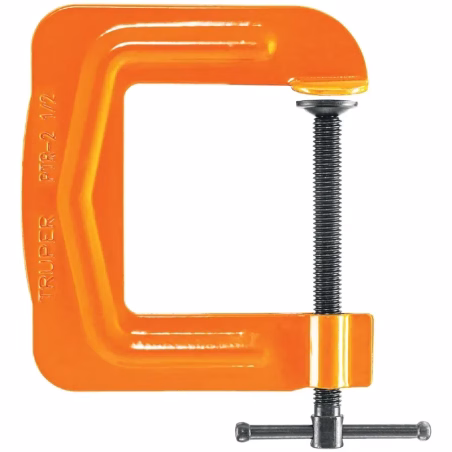 Prensa de Acero 2 1/2" Troqueladas con manija deslizante en T, uso general, PTR-2-1/2 17667 Truper