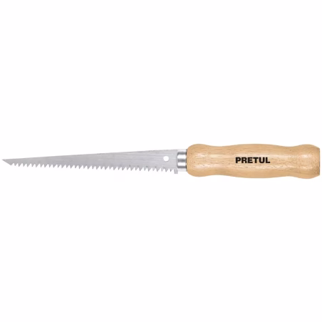Serrucho para muro de Yeso 6" DPP6, Mango de Madera, STR-6 22934 Pretul