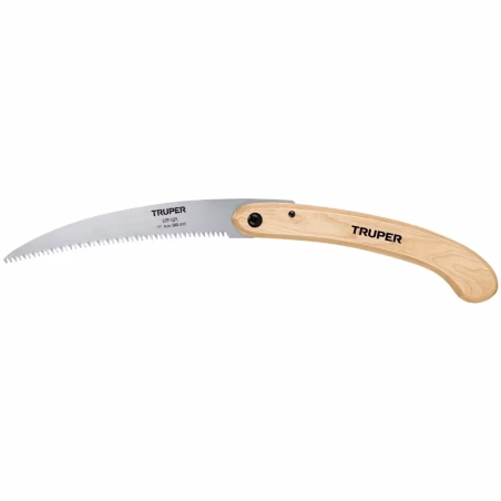 Serrucho de Poda Plegable 12" DPP6, Mango ergonomico de madera, STP-12PL 18178 Truper