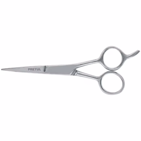 Tijera para Estilista con Gancho 5 1/2", en acero inoxidable, TP-8419-5-1/2 23168 Pretul
