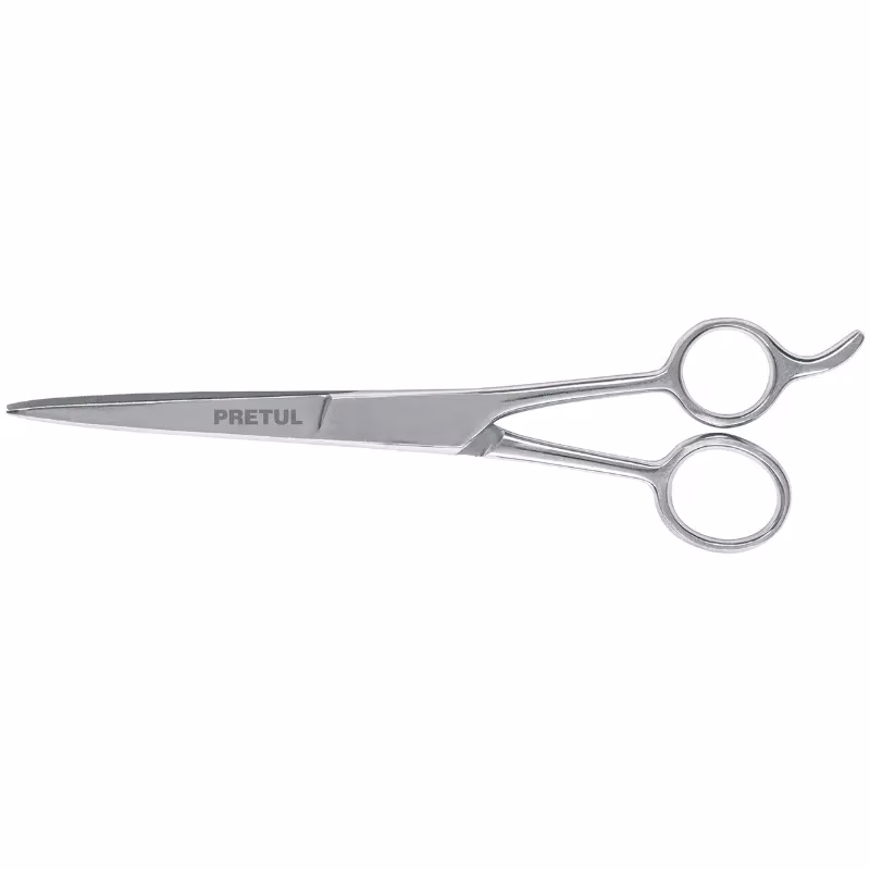 Tijera para Estilista con Gancho 7 1/2", en acero inoxidable, TP-8418-7-1/2 23178 Pretul