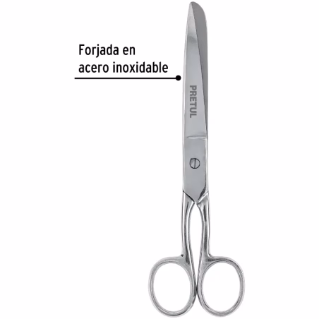 Tijera para costura y Oficina 7", en acero inoxidable, TP-8642-7 23156 Pretul