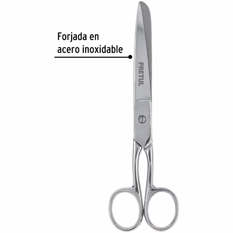 Tijera para costura y Oficina 7", en acero inoxidable, TP-8642-7 23156 Pretul