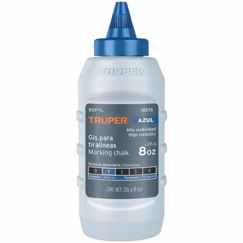 Gis azul de repuesto para tiralinea alta visibilidad 8oz, REP-TL 18576 Truper