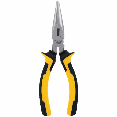 Alicate de punta y corte 6" Comfort Grip acero al carbono, PPC-6PX 22670 Pretul