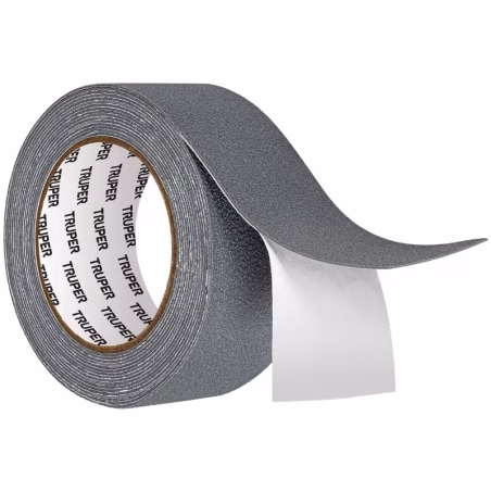 Cinta Antiderrapante 2" x5m Grises Entornos Humedos, Truper 101773
