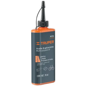 Aceite Lubricante Multiusos Protege Oxidacion y corrosion para metal 90 ml, A-31-90 16712 Truper
