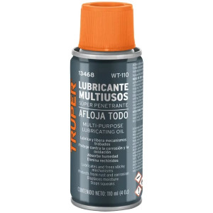 Aceite Aflojatodo 110ml 4oz, Super Penetrante Protege y Limpia, WT-110 13468 Truper