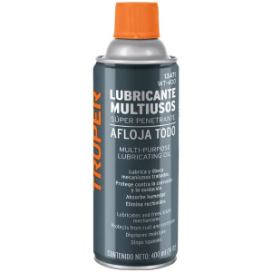 Aceite Aflojatodo 400ml 14oz, Super Penetrante Protege y Limpia, WT-400 13471 Truper