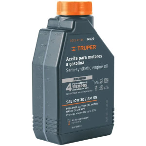 Aceite Semi Sintetico 1L SAE 10W-30 Para motor 4 Tiempos Generadores Motos Cuatrimotos, ACT-4T-32 14929 Truper