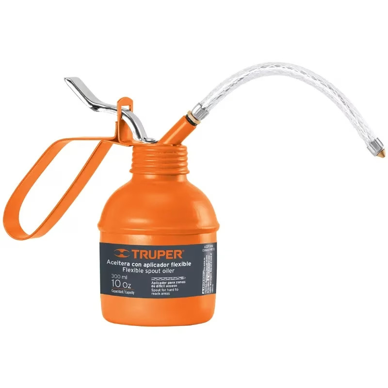 Aceiteras con aplicador flexible boquilla con punta de laton 300 ml, ACEF-300 14872 Truper