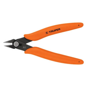 Alicate de corte diagonal 5" en acero al carbono para electronica , T275-5 17314 Truper