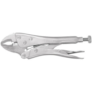 Alicate de Presion 7" Mordaza curvo, en acero al carbono, PP-7C 22701 Pretul