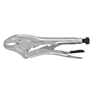Alicate de Presion 10" Mordaza curvo de Cromo molibdeno, PPT-10C 17423 Truper