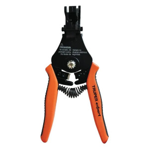 Alicate Pela Cable Automatico 6" Pulgadas, Cuchillas acero SK5, Cables de 1, 1.6, 2, 2.6 y 3.2 mm, PE-CA-X 17376 Truper