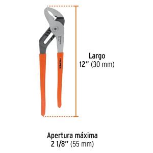 Alicate picoloro 10" acero al carbono mango de vinil, PEX-10 17351 Truper