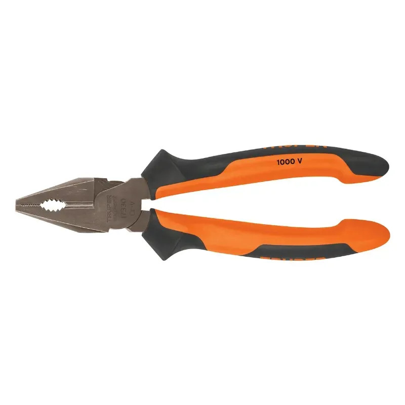 Alicate universal aislado 8" 1000v Electricista Comfort Grip Acero al cromo vanadio, T201-8X 17330 Truper