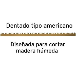 Arco de Sierra Montaraz 24", con dientes en Acero SK5, Especial para Cortes y Podas de Arboles, AJT-24 10258 Truper