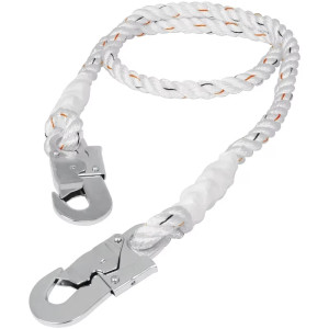 Cable de Proteccion, 1.5 Metros, Ganchos de Acero forjado, para conectarse a los anillos D, CAB-5489-15 14435 Truper