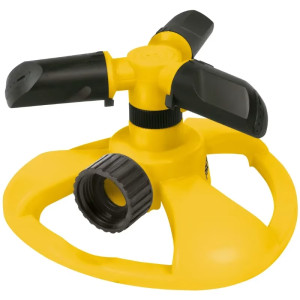 Aspersor Plastico 3 Brazos de ABS chorro fino 3/4", Alcance 3.5m, 50 PSI, Area 360, REG-2P 20069 Pretul