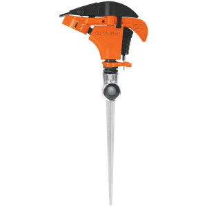 Aspersor Plastico 1 via 3/4", Estaca 21cm, Alcance 8.5m, Area 360, 50 PSI, ASP-P11 10336 Truper