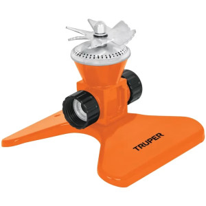 Aspersor base de Acero con Aspas Giratorias 3/4", Alcance 4.25m, conexion en serie, Area 360, 50 PSI, ASP-50 10329 Truper