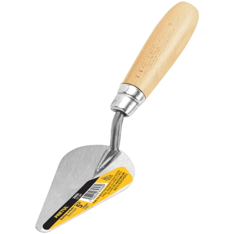 Badilejo Soldado 5", en acero al carbono, para Albañileria, CT-5PP 20605 Pretul