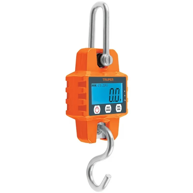 Balanza Electonica 300kg Colgante 2Medidas 3AA Industrial Domestico, Truper 100788