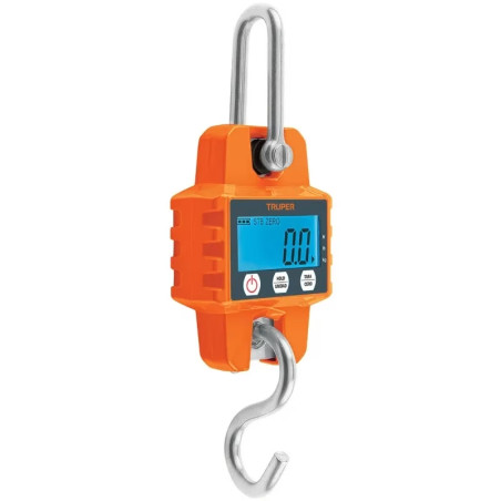Balanza Electonica 300kg Colgante 2Medidas 3AA Industrial Domestico, Truper 100788