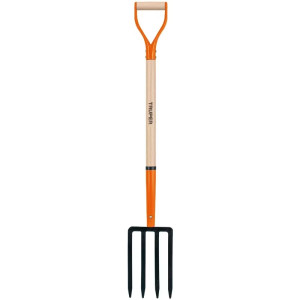 Trinches 4 Dientes, 9 x 6 1/2 x 30" para Jardin Puño Y, BPJ-4 11021 Truper