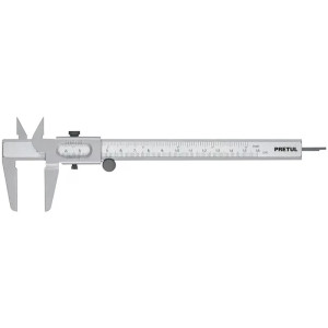 Calibrador Escolar Pulgadas y Milimetros 6" o 150mm, en acero, VER-6PX 21455 Pretul