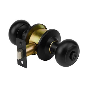 Cerraduras Pomo Oval Negro Baño Hermex 47914