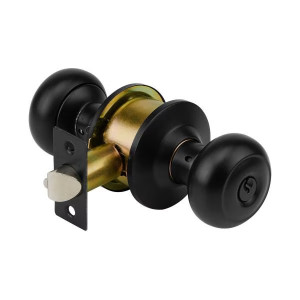 Cerraduras Pomo Oval Negro Entrada Hermex 47912