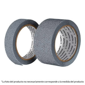 Cinta Antiderrapante 1" x5m Grises Entornos Humedos, Truper 101772