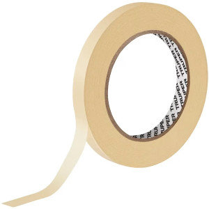 Cinta Masking Tape 12mm x50m E0.13mm Alta Resistencia Truper 12589