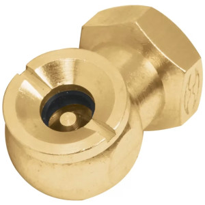 Cabeza Infladora de Llantas Hembra, Fabricada en Laton, 1/4 NPT, BOCH-HEM-1/4 19088 Truper