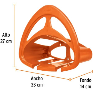 Portamangueras de Plastico 25M Magueras de 1/2", Truper 10387 