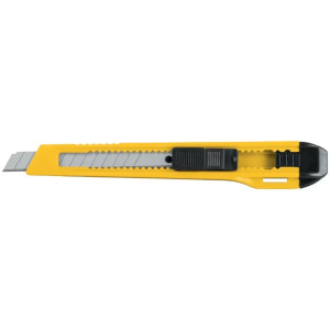 Cutter 5" 9mm Plastico Navaja de Acero, CUT-5PB 22403 Pretul