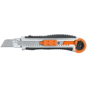Cutter 6" 18mm AlmaMetalica y Grip Uso Pesado 5NavajasSK2, Truper CUT-6XX 16976