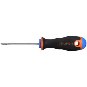 Desarmador Estrella Bhex 1/8" x2-1/2" ComfortGrip Truper 18546