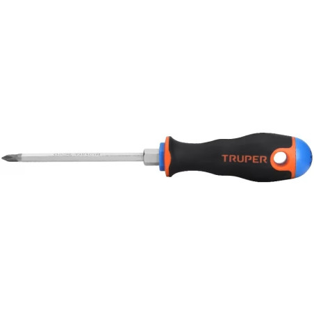 Desarmador Estrella BHex 3/16" x4" ComfortGrip Truper 100836