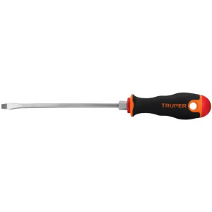 Desarmador Plano Bhex 3/16" x6" ComfortGrip Truper 100832