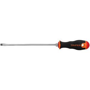 Desarmador Plano Bhex 1/4" x8" ComfortGrip Truper 100833