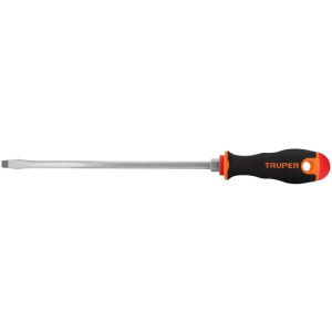 Desarmador Plano Bhex 5/16" x10" ComfortGrip Truper 18546